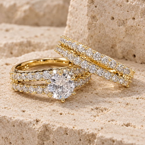 Eternal Radiance Ring Stack - product view
