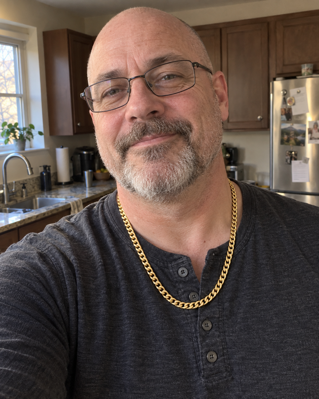 Customer-style photo wearing Icon Cuban Chain