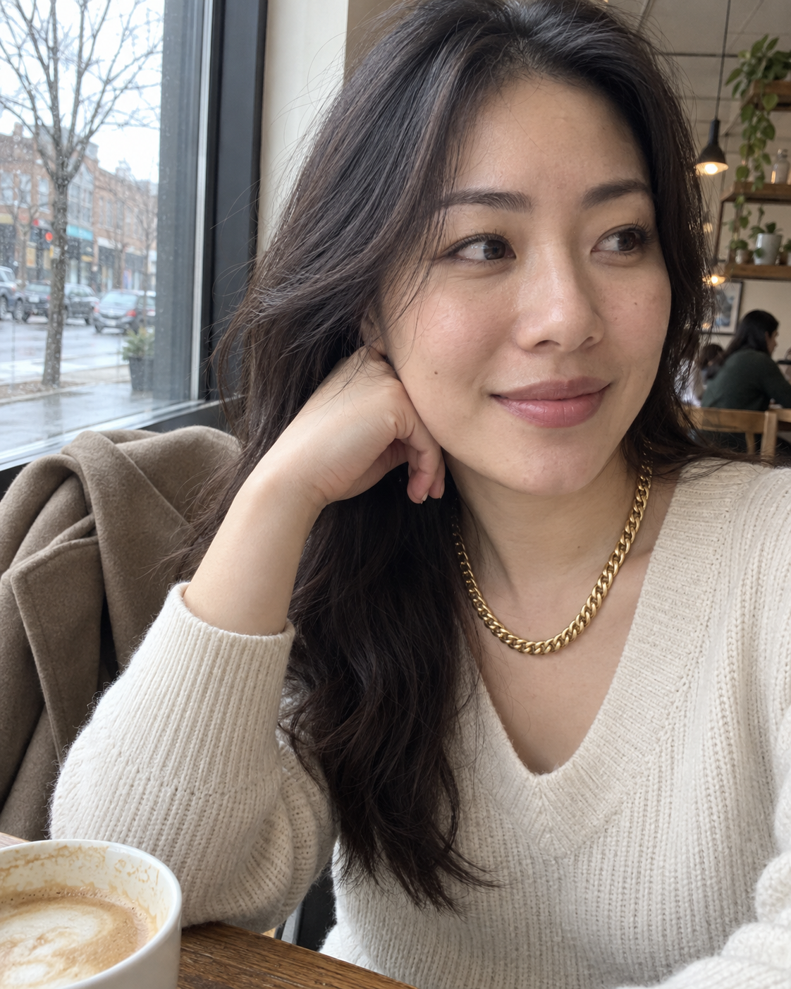 Customer-style photo wearing Icon Cuban Chain